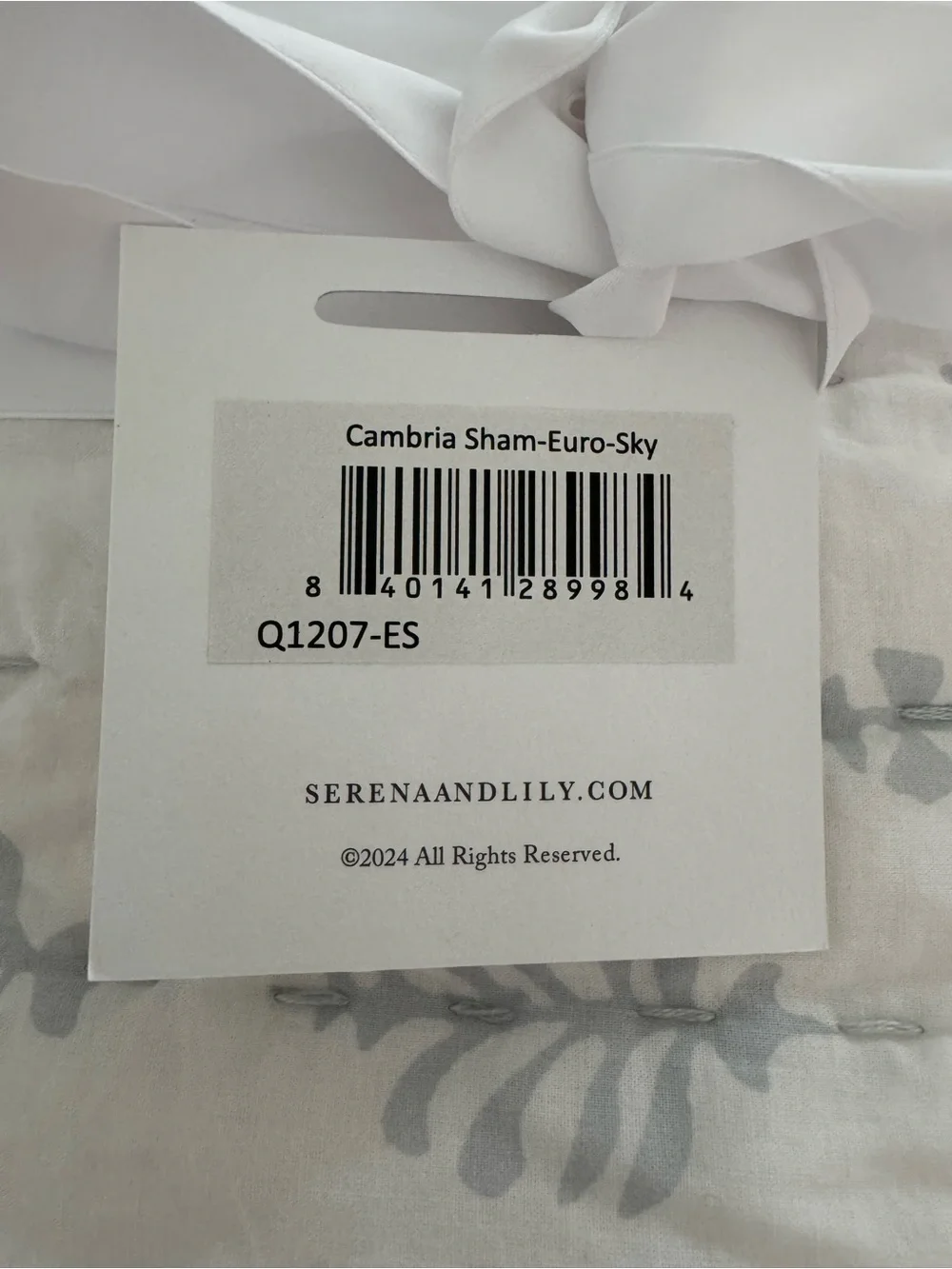 Serena & Lily Cambria Sham - Euro